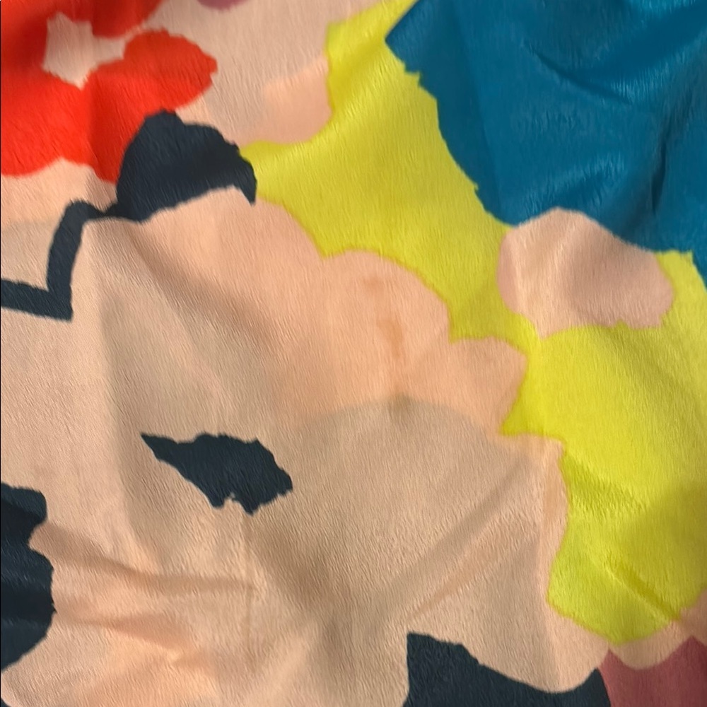 Jessica Simpson Halter Maxi Dress in Pink, Blue, Yellow & Green - Picture 9 of 9